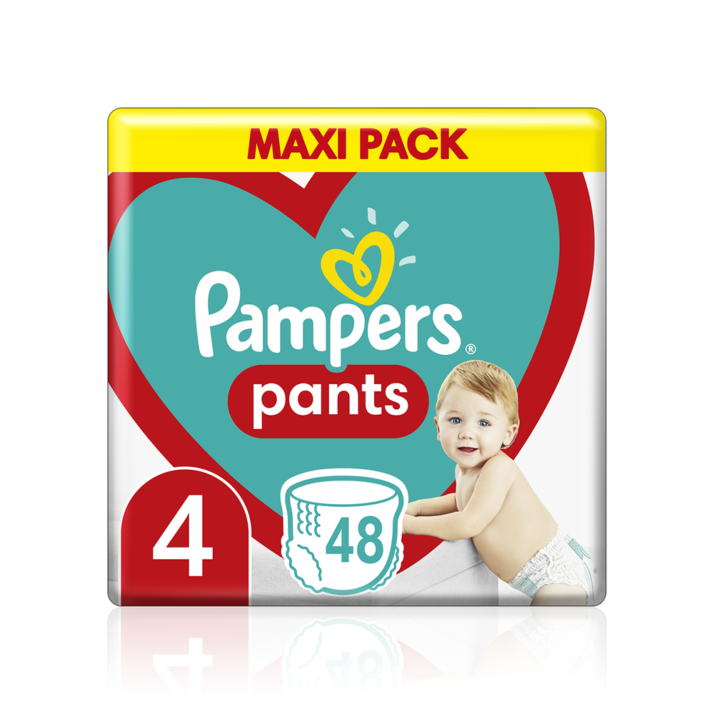 PAMPERS - MAXI PACK Pants No4 (9-15kg) - 48 πάνες