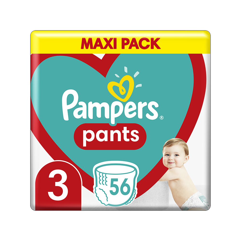 PAMPERS - MAXI PACK  Pants No3 (6-11kg) - 56 πάνες