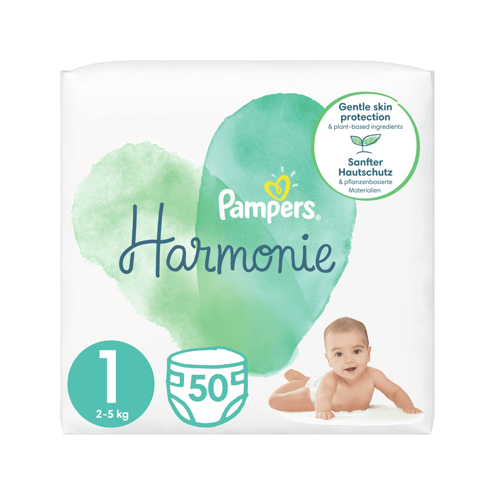 PAMPERS - HARMONIE No1 (2-5kg) - 50 πάνες