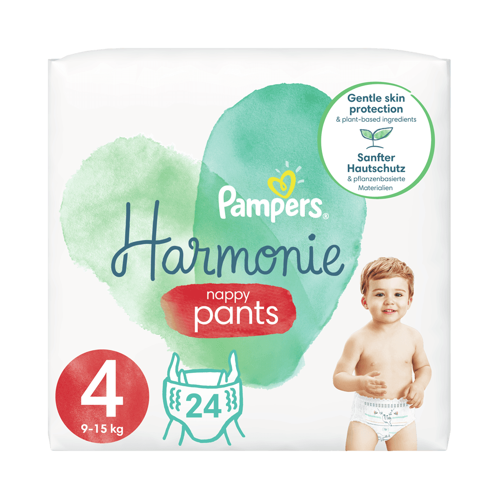 PAMPERS - HARMONIE Nappy Pants No4 (9-15kg) - 24 πάνες