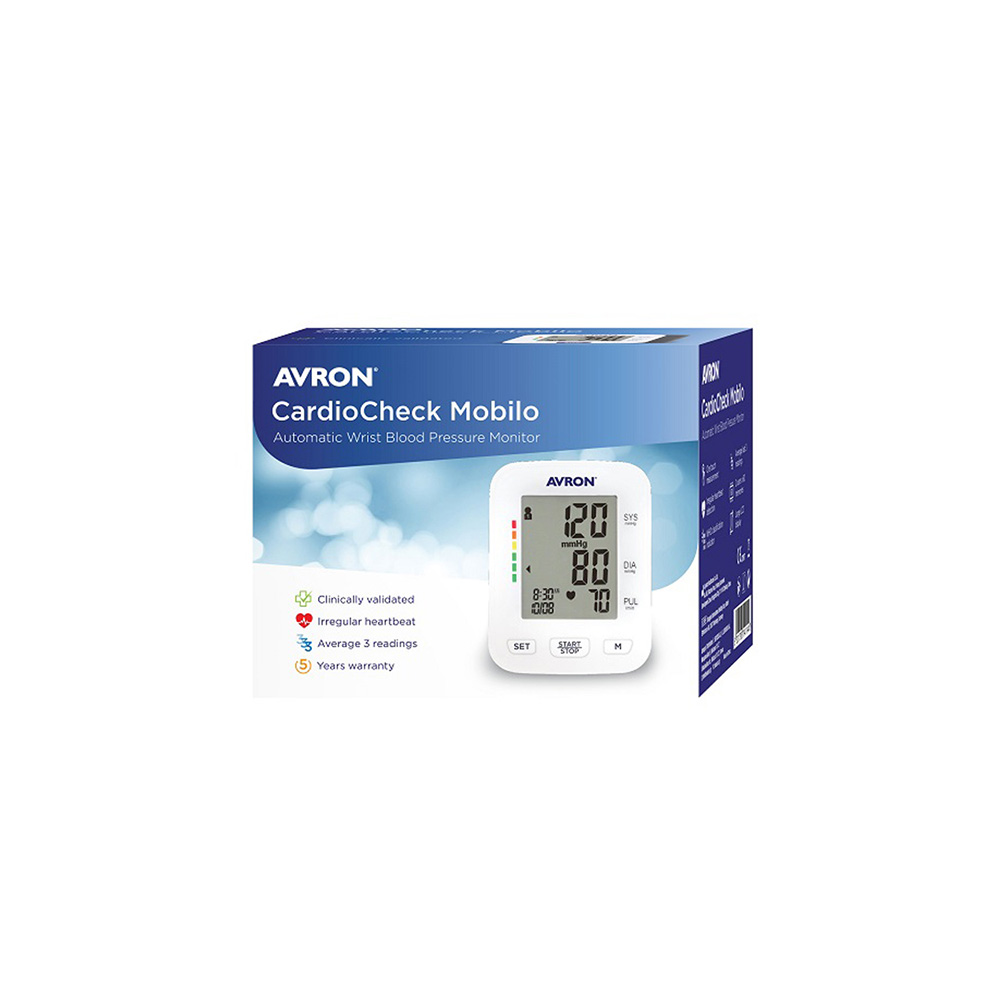 AVRON - Cardiocheck Mobilo Ψηφιακό Πιεσόμετρο Καρπού