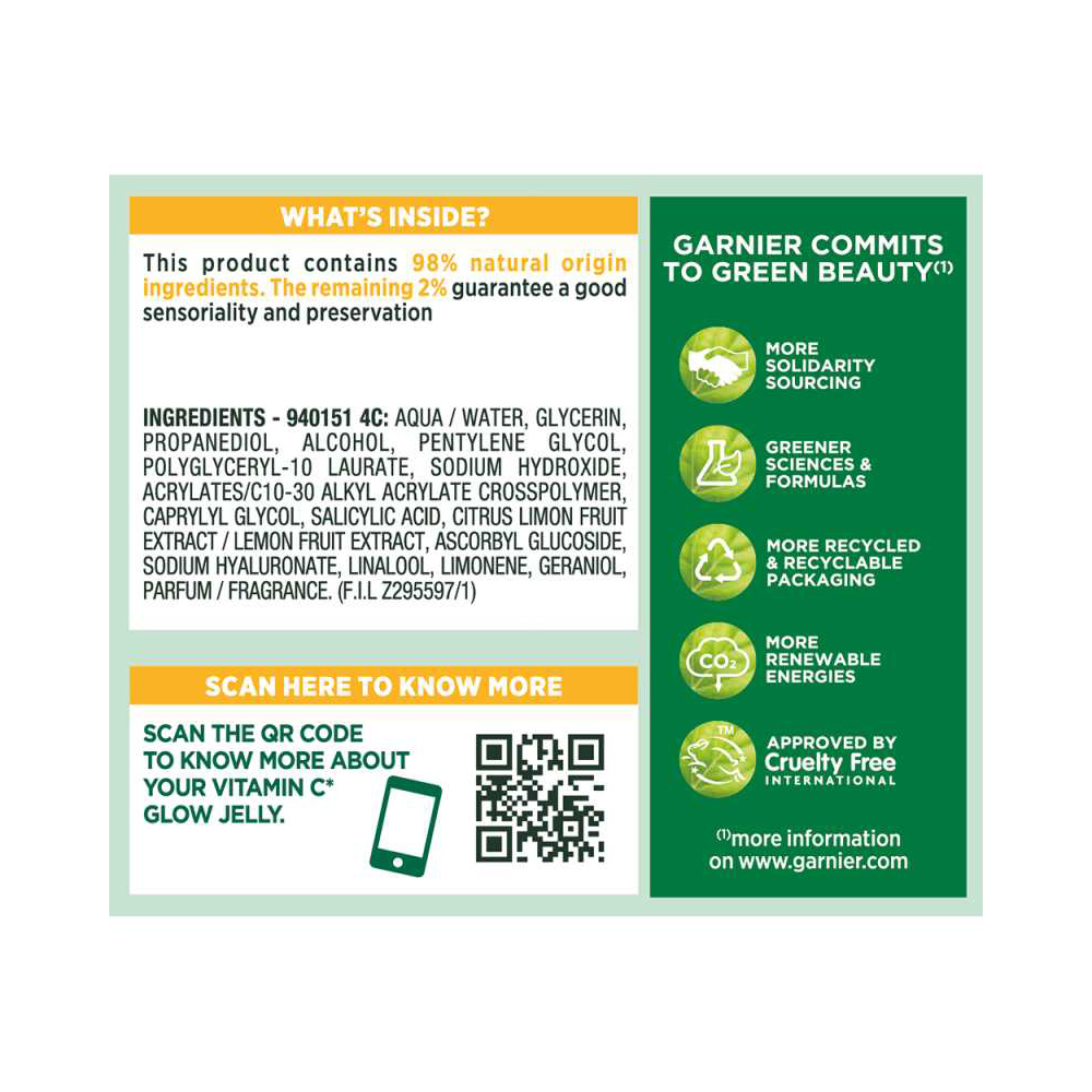 GARNIER - VITAMIN C Glow Jelly - 50ml