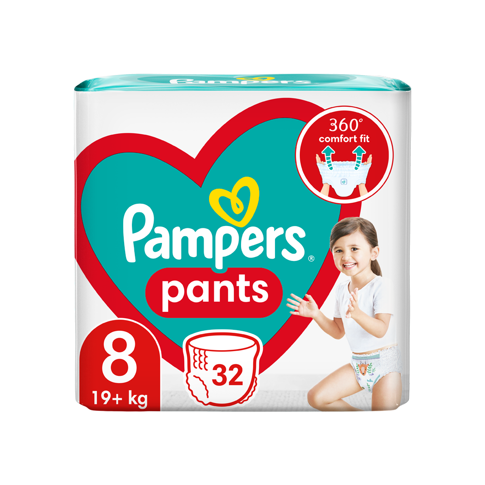 PAMPERS - Pants No8 (19kg+) - 32τεμ.