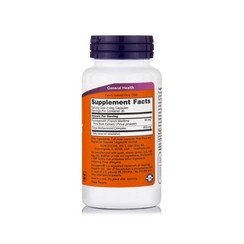 NOW - Pycnogenol 30mg - 60caps