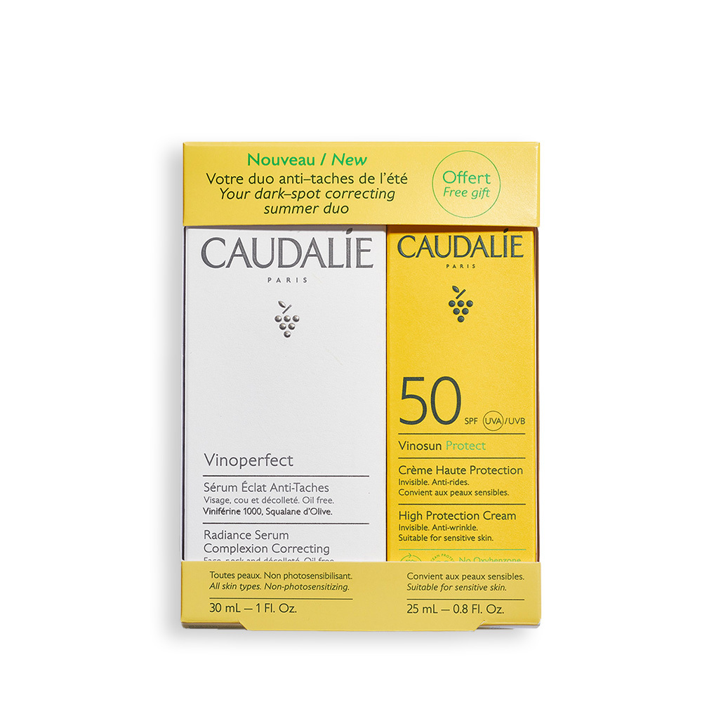 CAUDALIE - PROMO PACK VINOPERFECT Serum Eclat Anti-Taches - 30ml ΜΕ ΔΩΡΟ VINOSUN Protect Creme SPF50 - 25ml