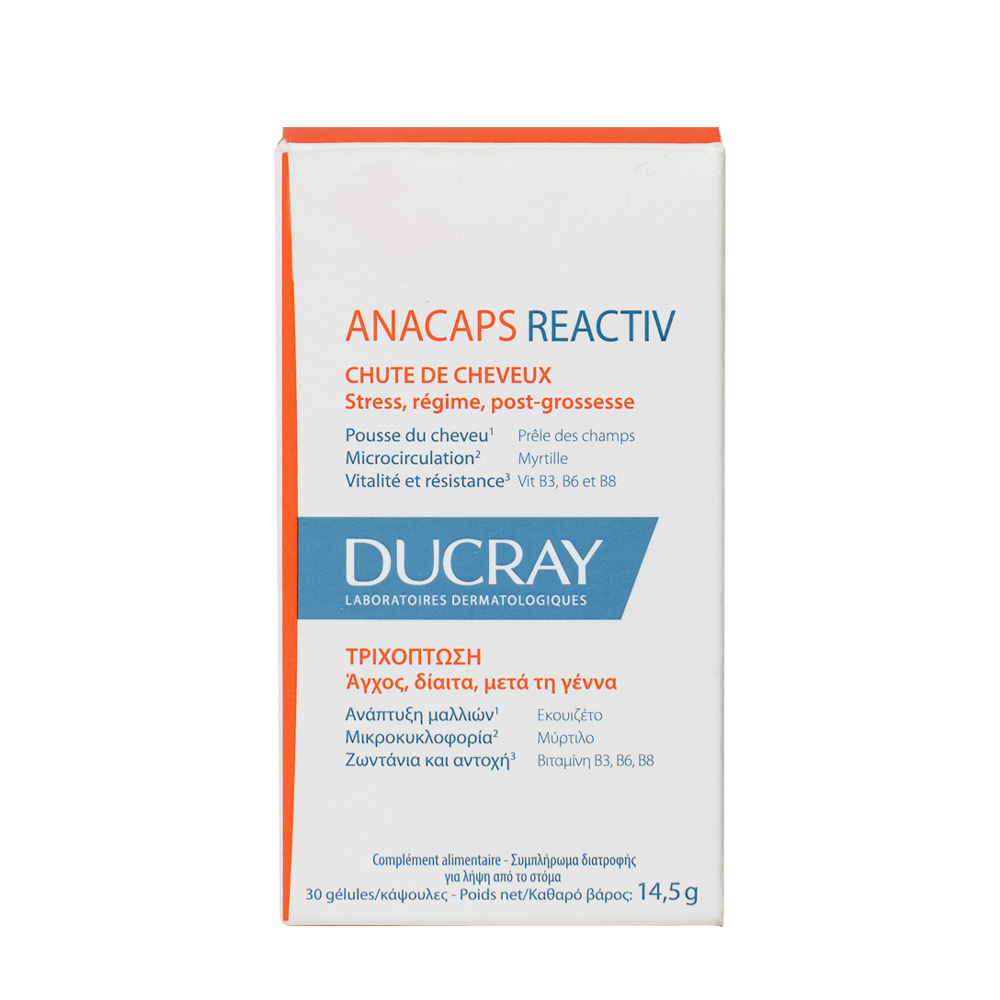 DUCRAY - ANACAPS Reactiv Chute de Cheveux - 30caps