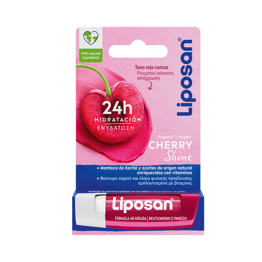 LIPOSAN - Cherry Shine (χάρτινη συσκευασία) - 4,8gr