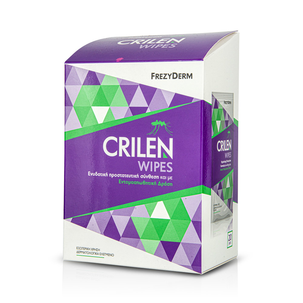 FREZYDERM - CRILEN Wipes σε ατομικά φακελάκια - 20τεμ.