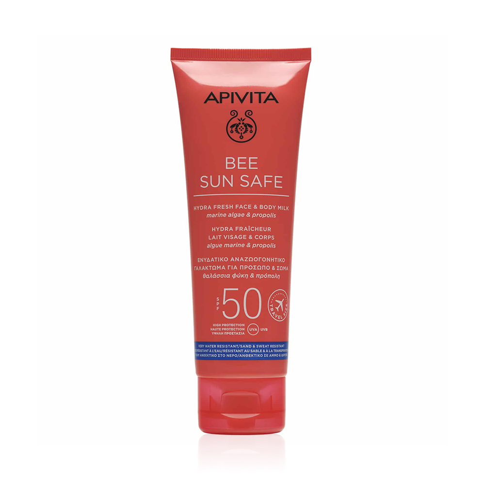 APIVITA - BEE SUN SAFE Ενυδατικό Γαλάκτωμα για πρόσωπο & σώμα SPF50 - 100ml