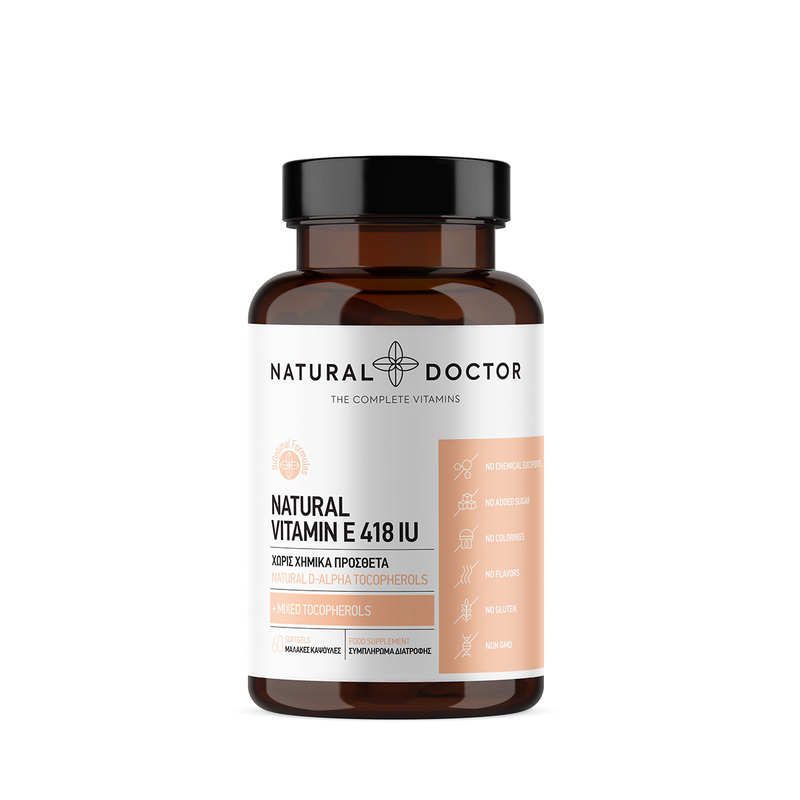 NATURAL DOCTOR - Natural Vitamin E 418IU - 60caps