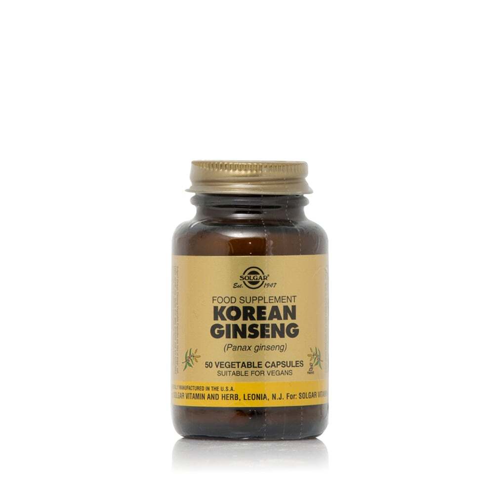 SOLGAR - Korean Ginseng (Panax Ginseng) - 50caps