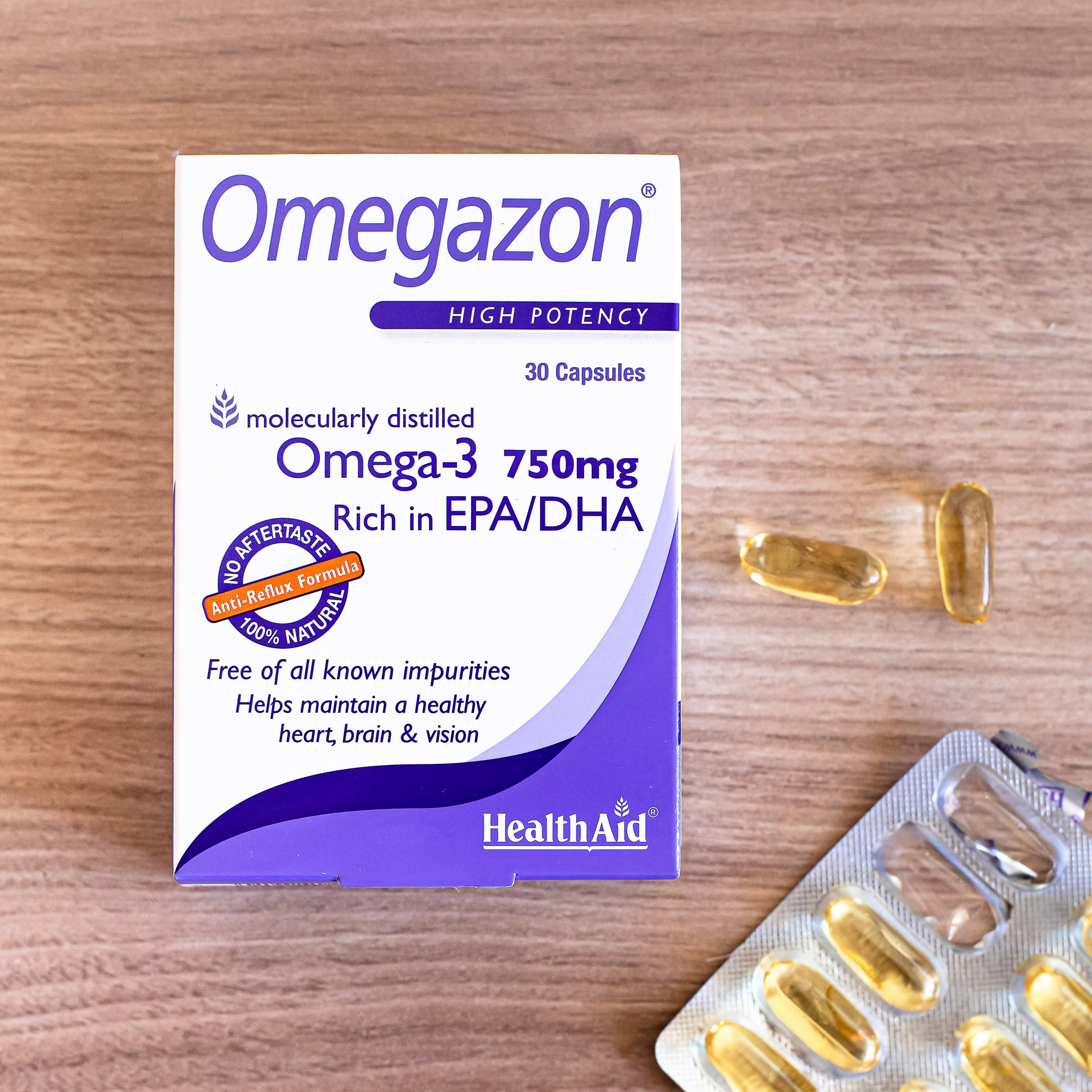 HEALTH AID - OMEGAZON Omega-3 750mg - 30caps