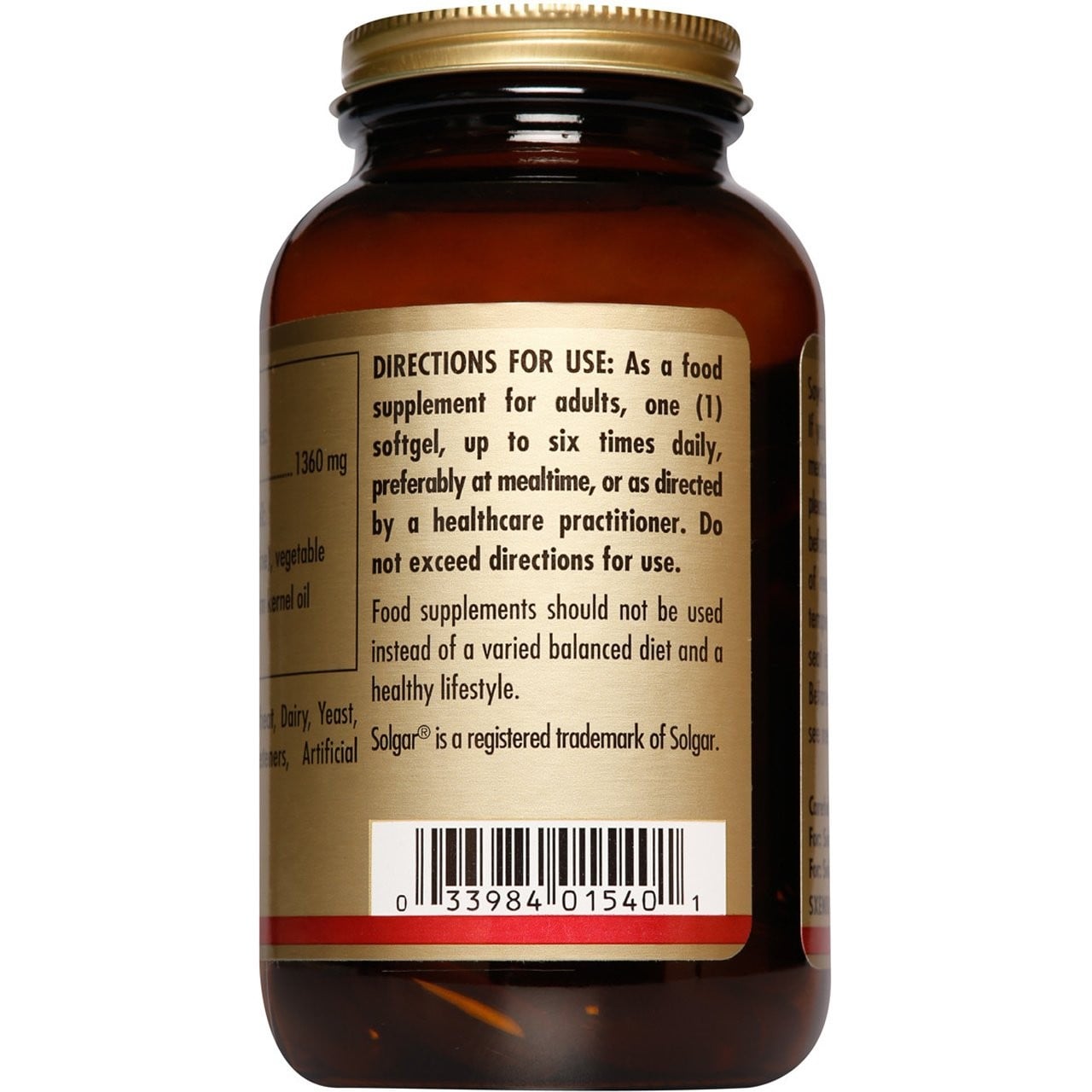 SOLGAR - Lecithin 1360mg - 100softgels