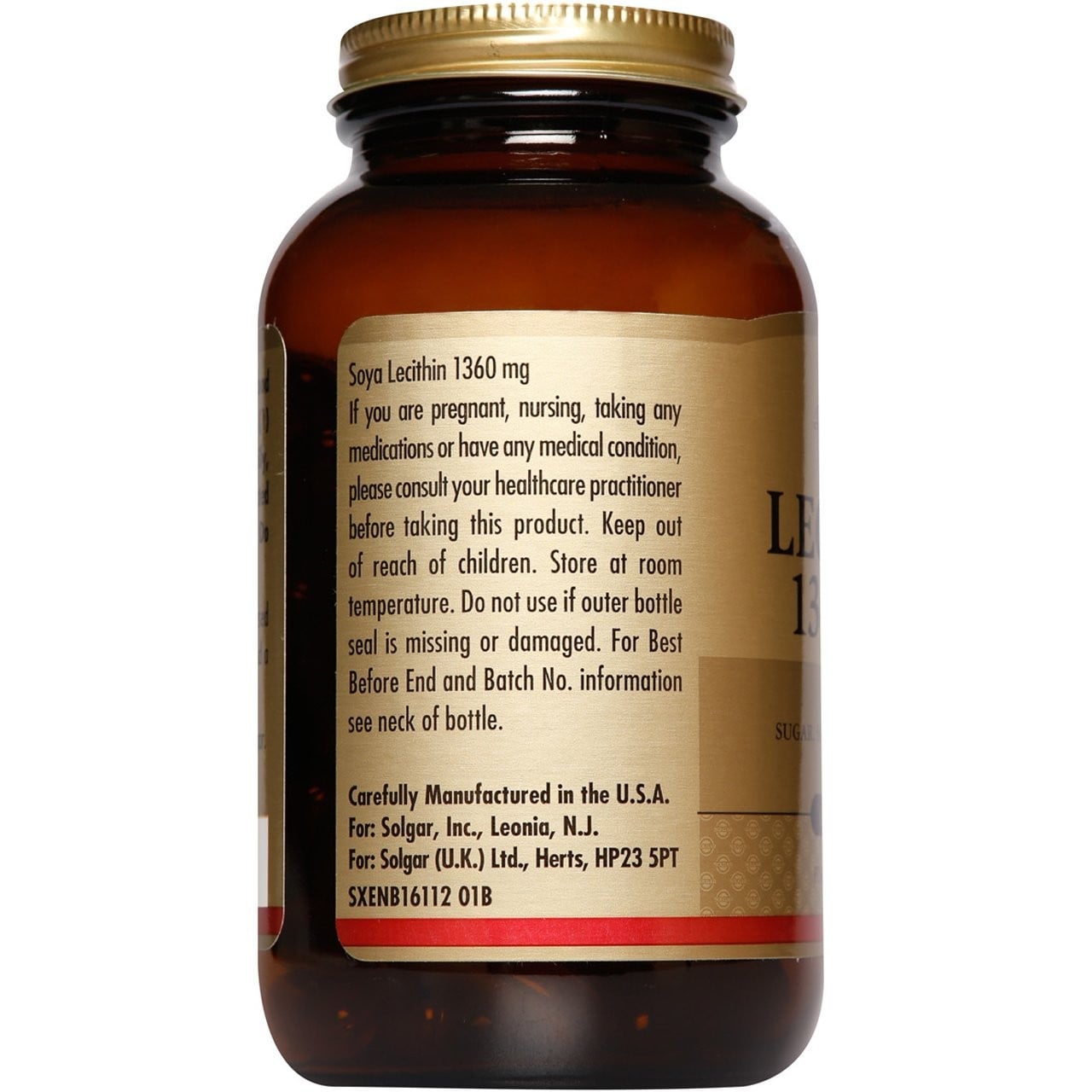 SOLGAR - Lecithin 1360mg - 100softgels
