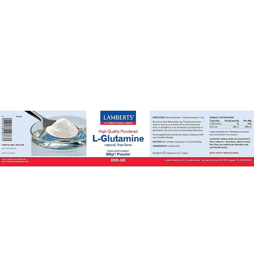 LAMBERTS - L-Glutamine Powder - 500gr