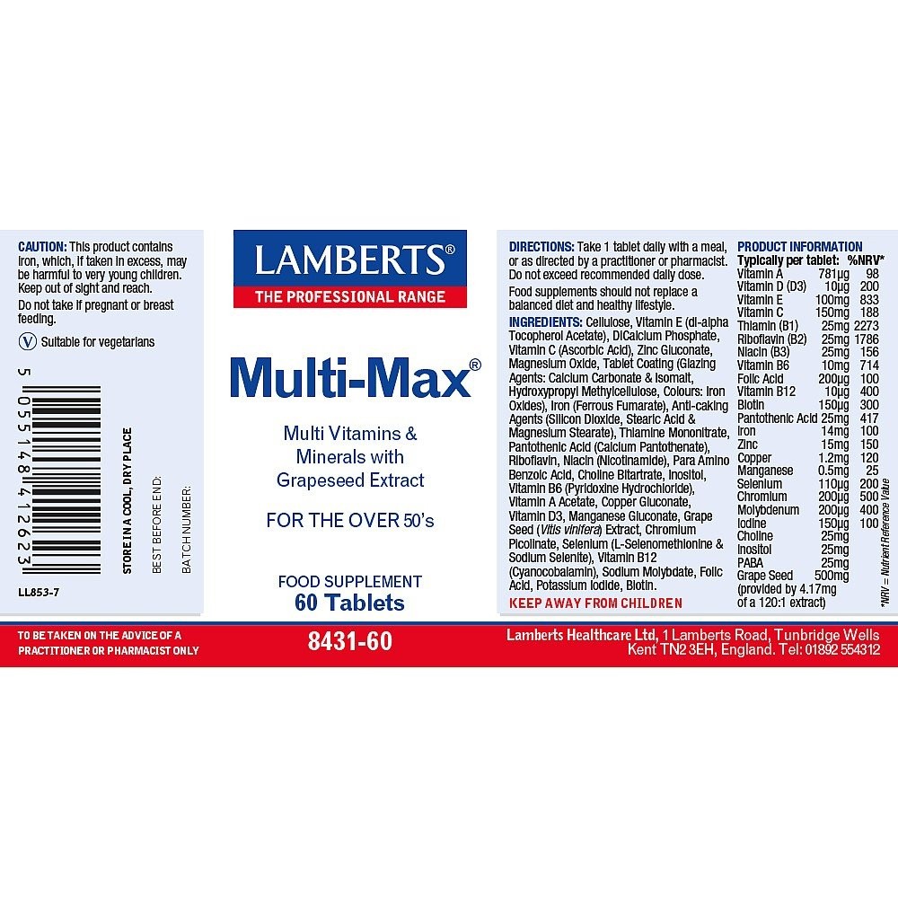 LAMBERTS - Multi-Max - 60tabs