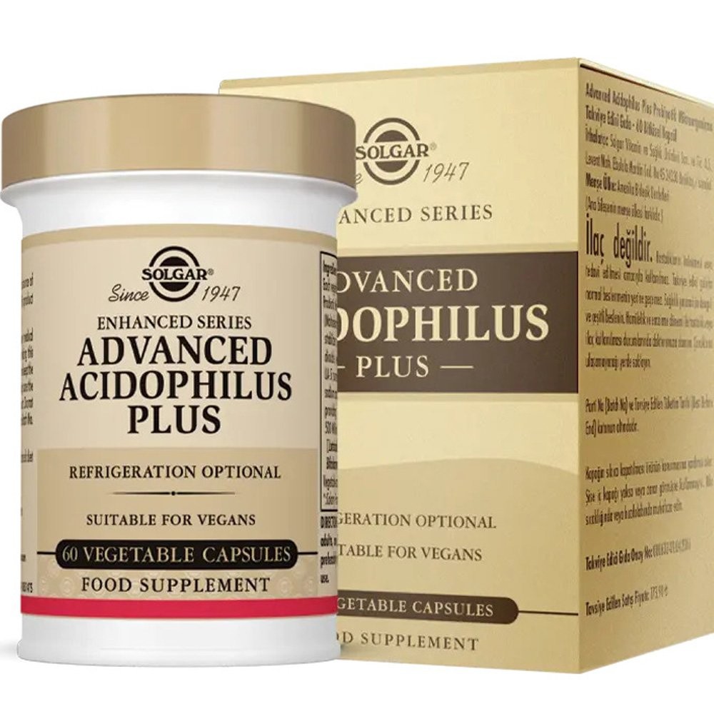SOLGAR - Advanced Acidophilus Plus - 60caps