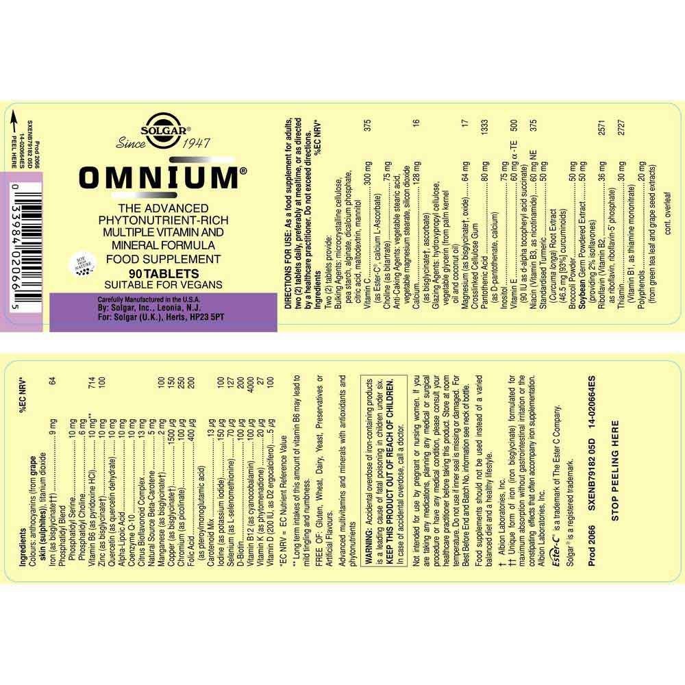 SOLGAR - Omnium - 90tabs