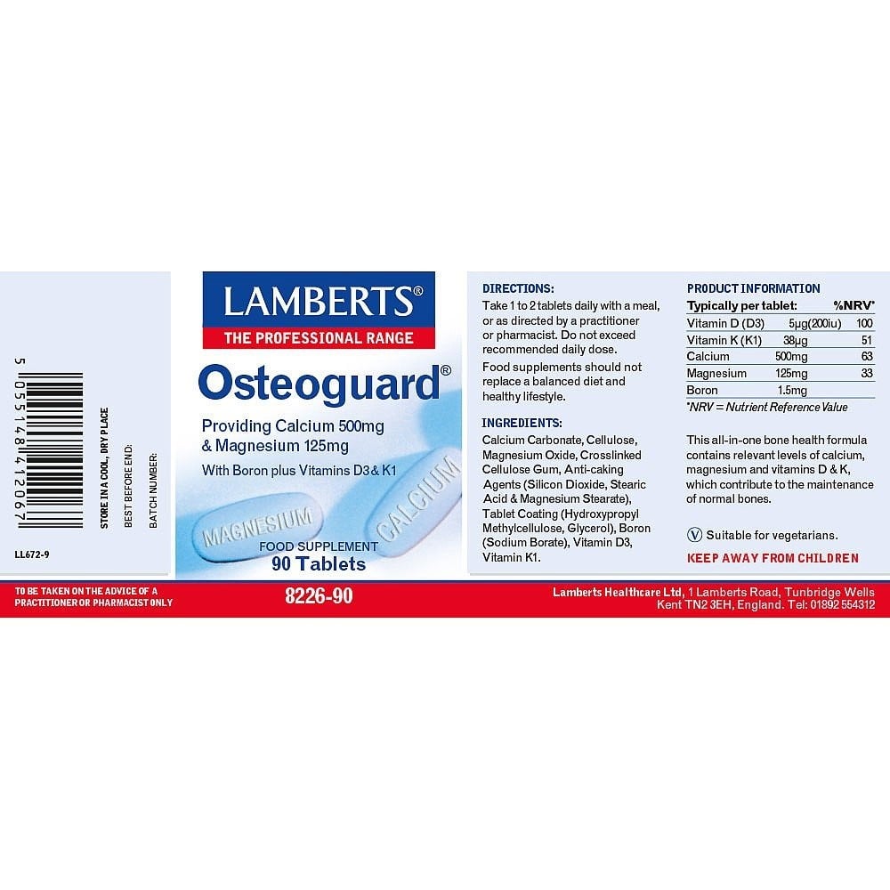 LAMBERTS - Osteoguard - 90tabs