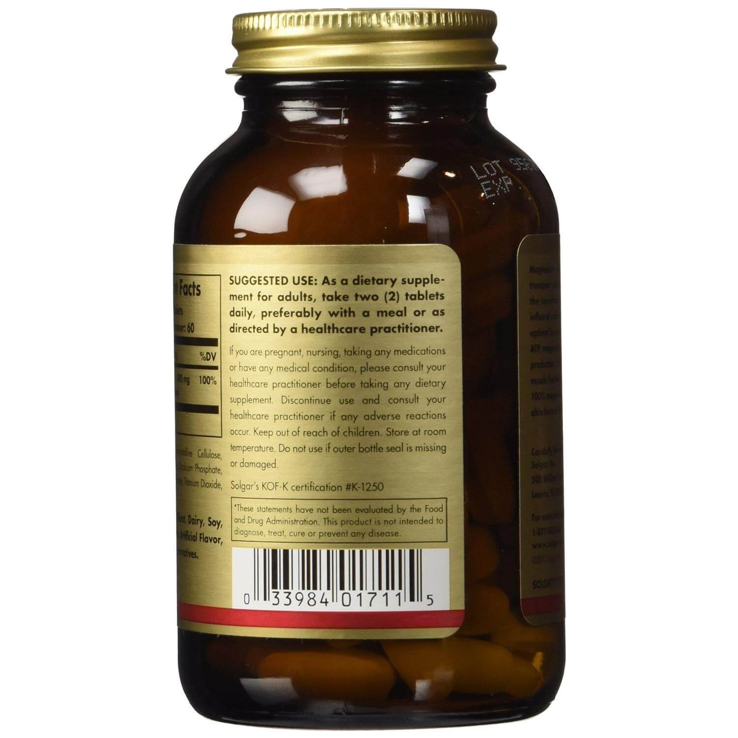 SOLGAR - Magnesium Citrate - 120tabs