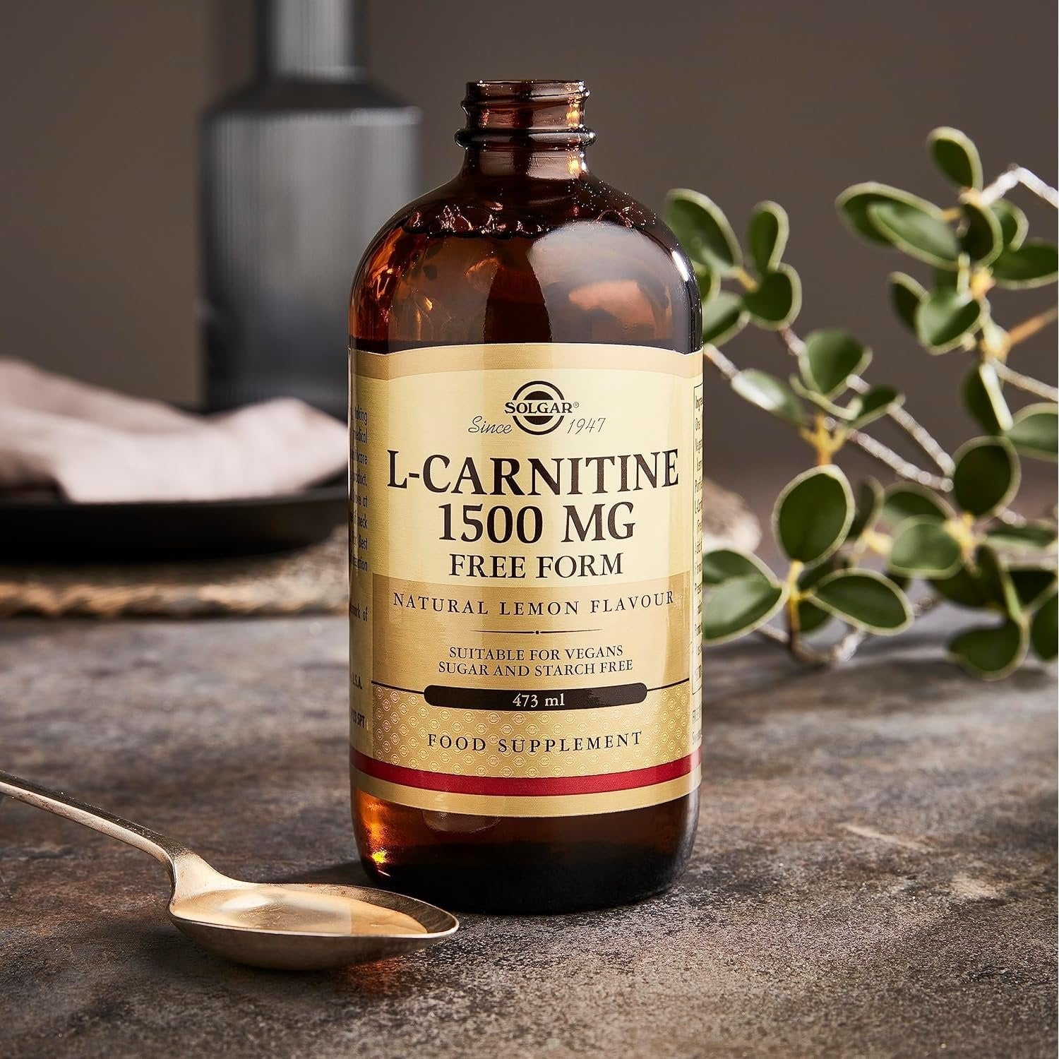 SOLGAR - L-CARNITINE 1500mg (Natural Lemon Flavour) - 473ml