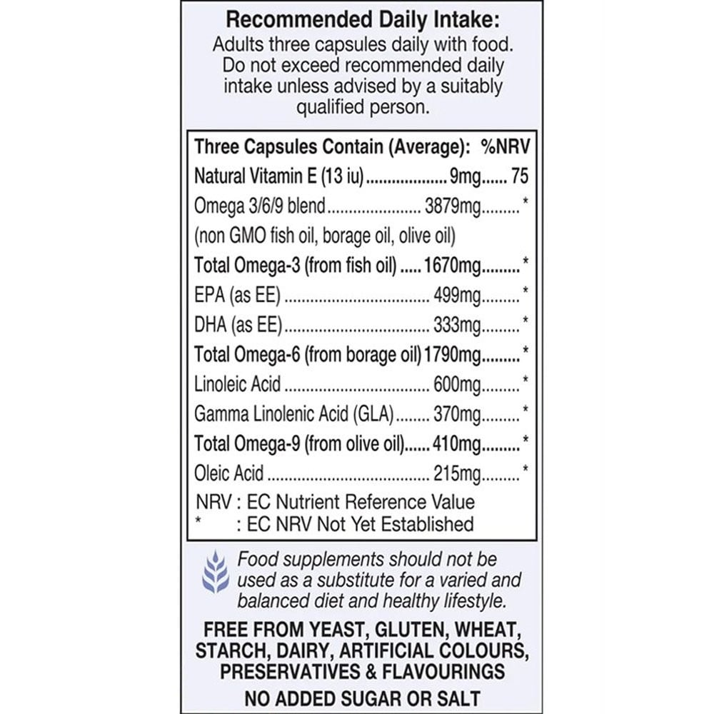 HEALTH AID - Omega 3-6-9 - 90caps