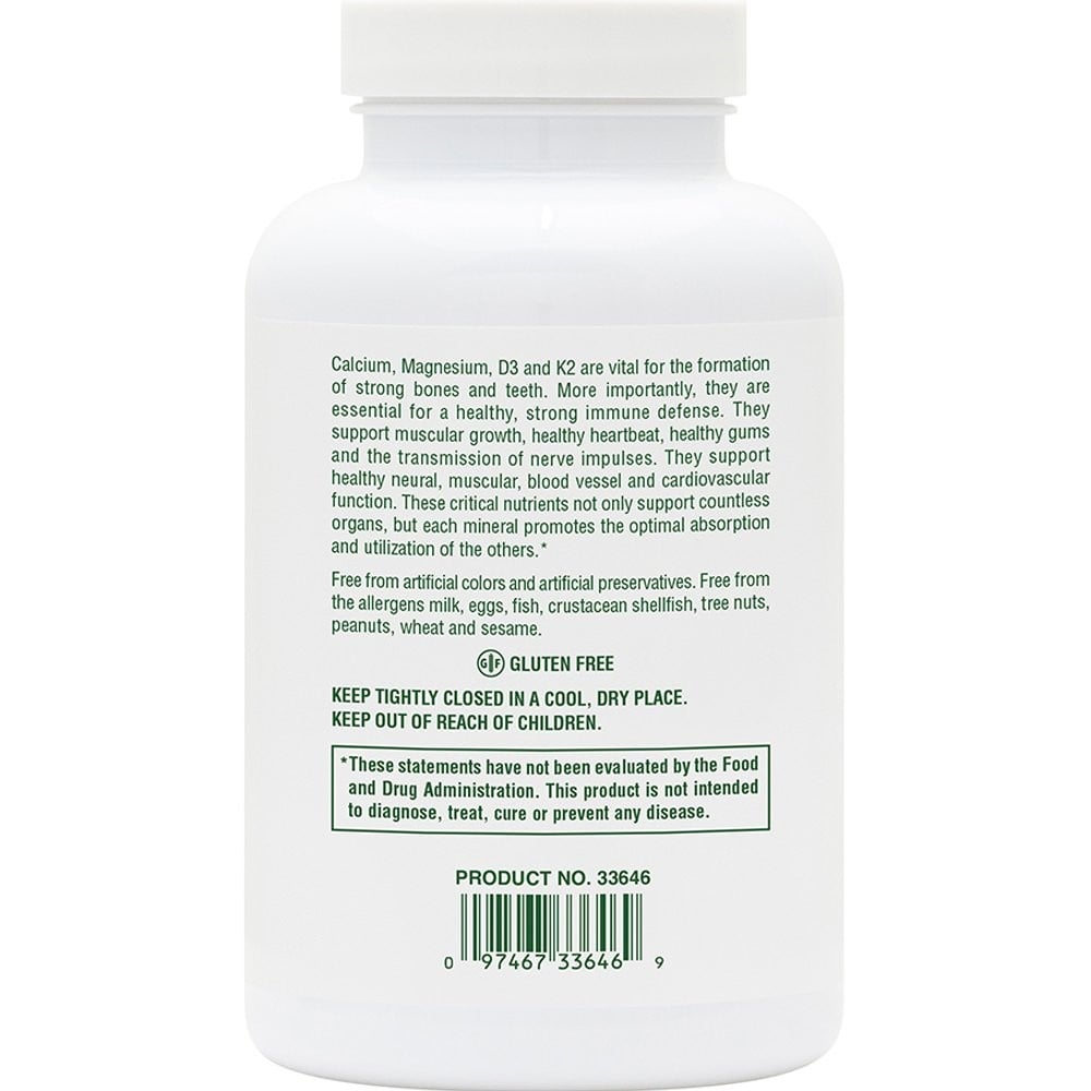NATURES PLUS - Cal 1200mg/Mag 600mg/Vit D3 1000iu with Vitamin K2 100mcg - 90tabs