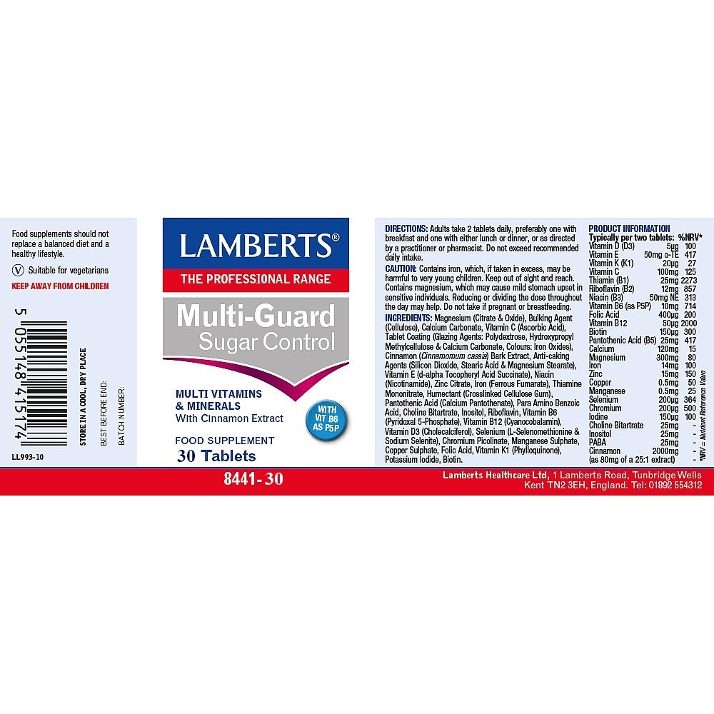 LAMBERTS - Multi-Guard Control - 30tabs
