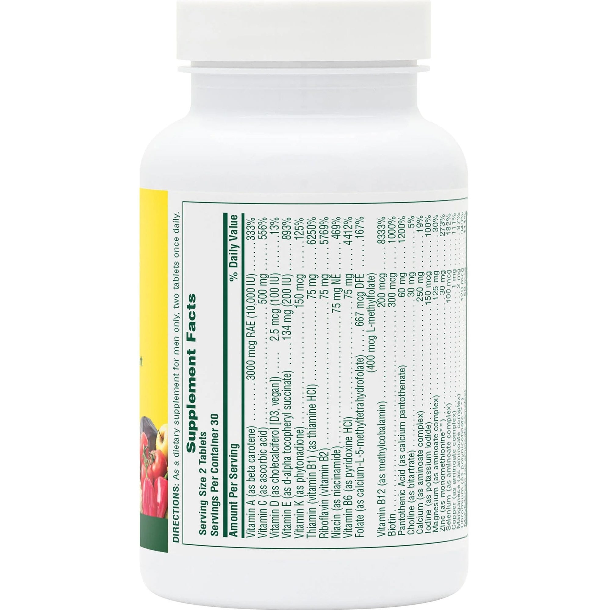 NATURE'S PLUS - SOURCE OF LIFE Men Multi Vitamin & Mineral - 60tabs