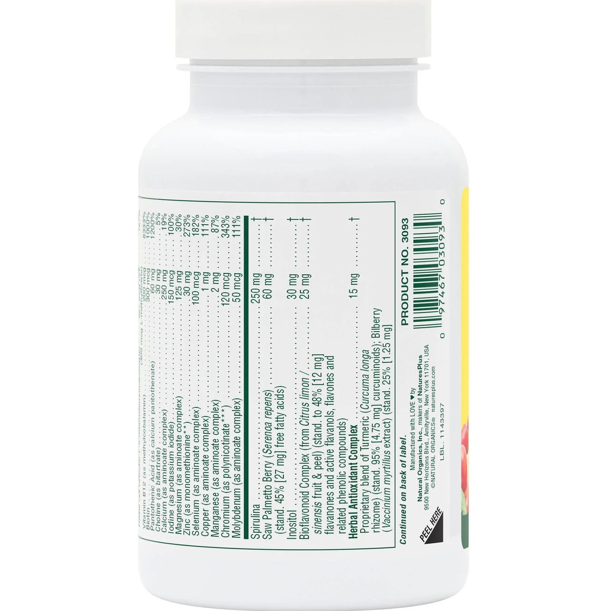 NATURE'S PLUS - SOURCE OF LIFE Men Multi Vitamin & Mineral - 60tabs
