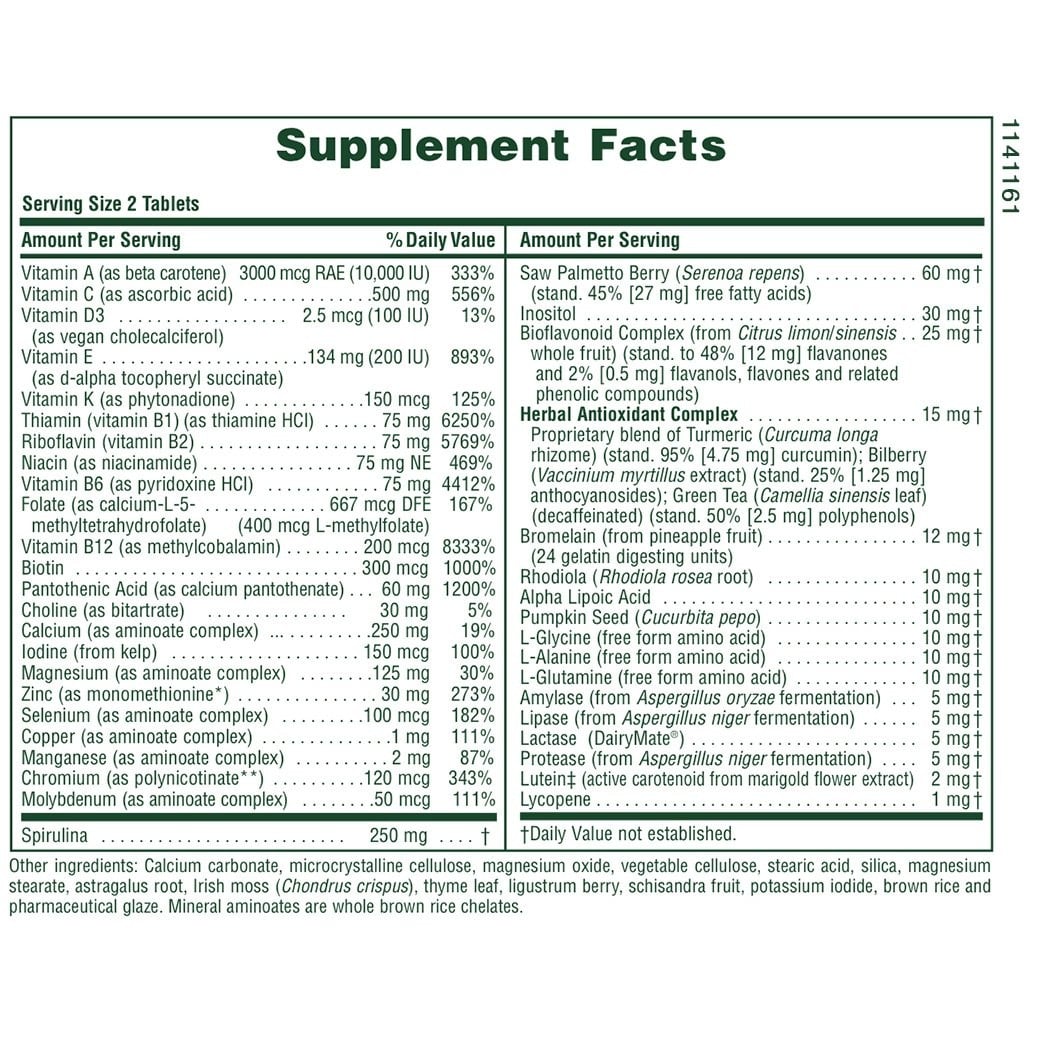 NATURE'S PLUS - SOURCE OF LIFE Men Multi Vitamin & Mineral - 60tabs