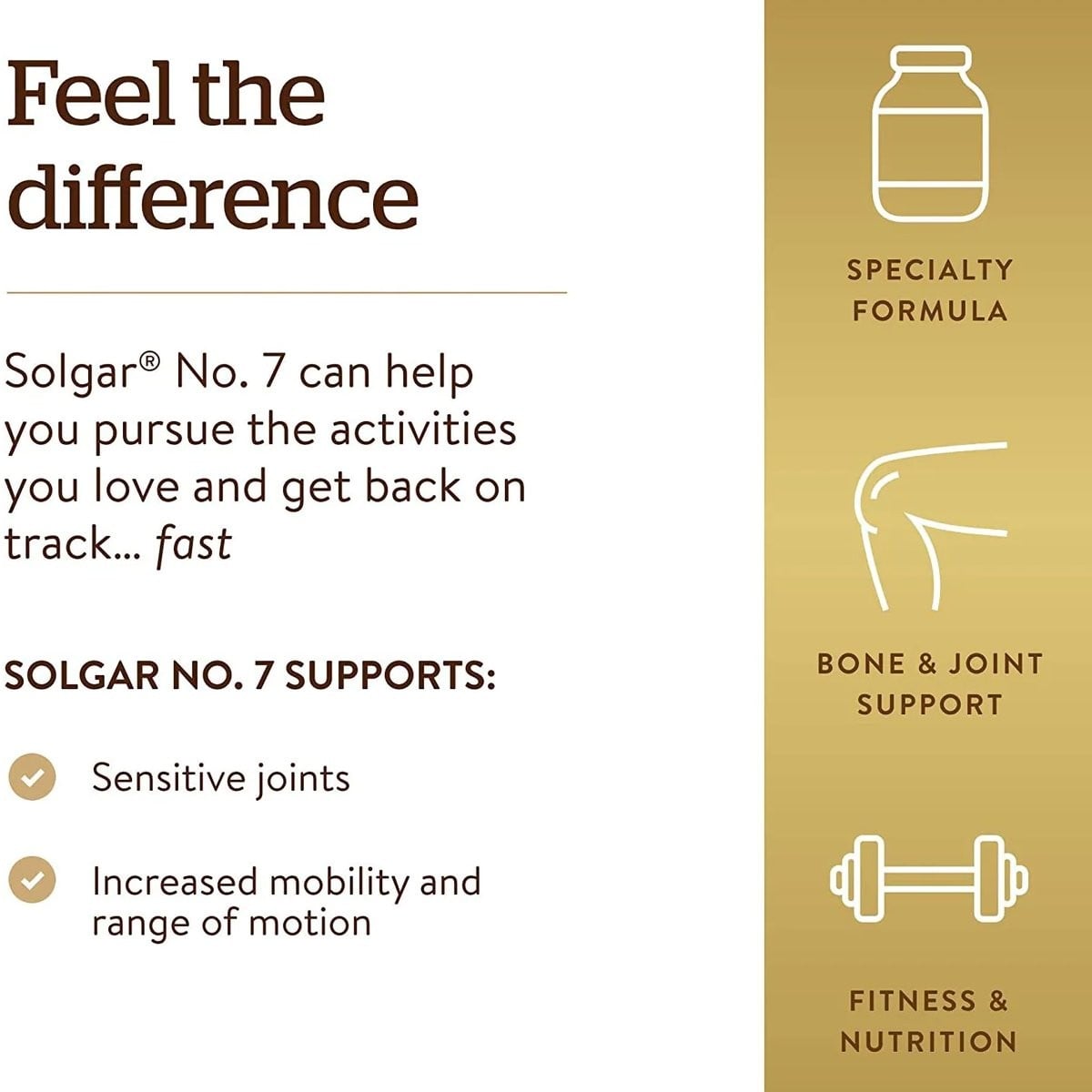 SOLGAR - No7 Joint Support & Comfort, Flexibility & Stability - 30caps