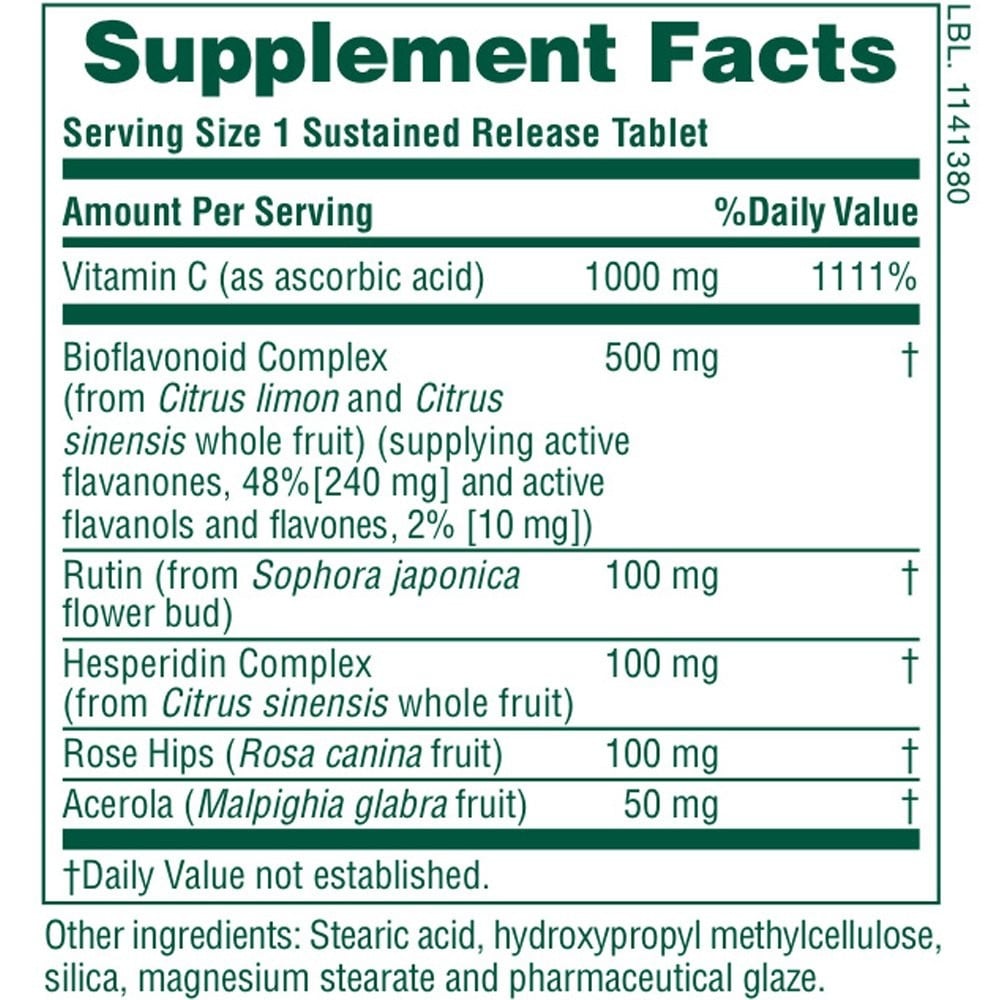 NATURES PLUS - Super C Complex 1000mg - 60tabs