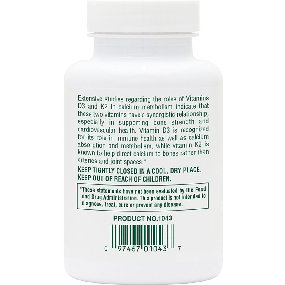NATURE'S PLUS - VIT D3/ VIT K2 1000iu/100mcg - 90caps