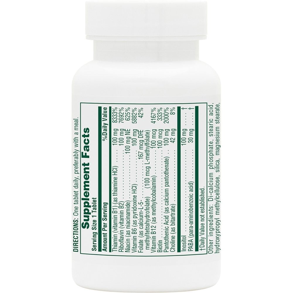 NATURES PLUS - MEGA B100 Balanced B-Complex - 60tabs