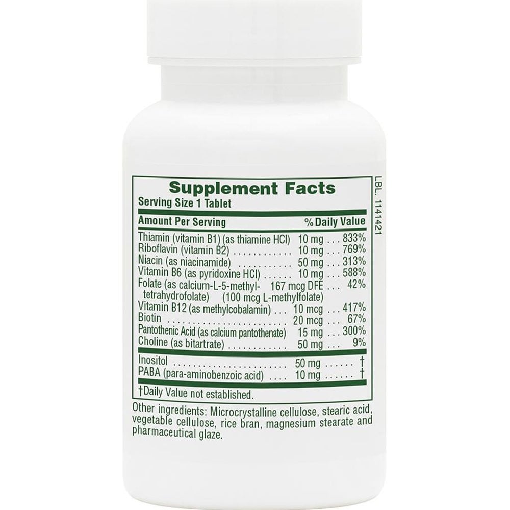 NATURES PLUS - B-Complex with Rice Bran - 90tabs