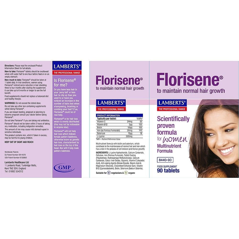 LAMBERTS - Florisene Hair Growth - 90tabs