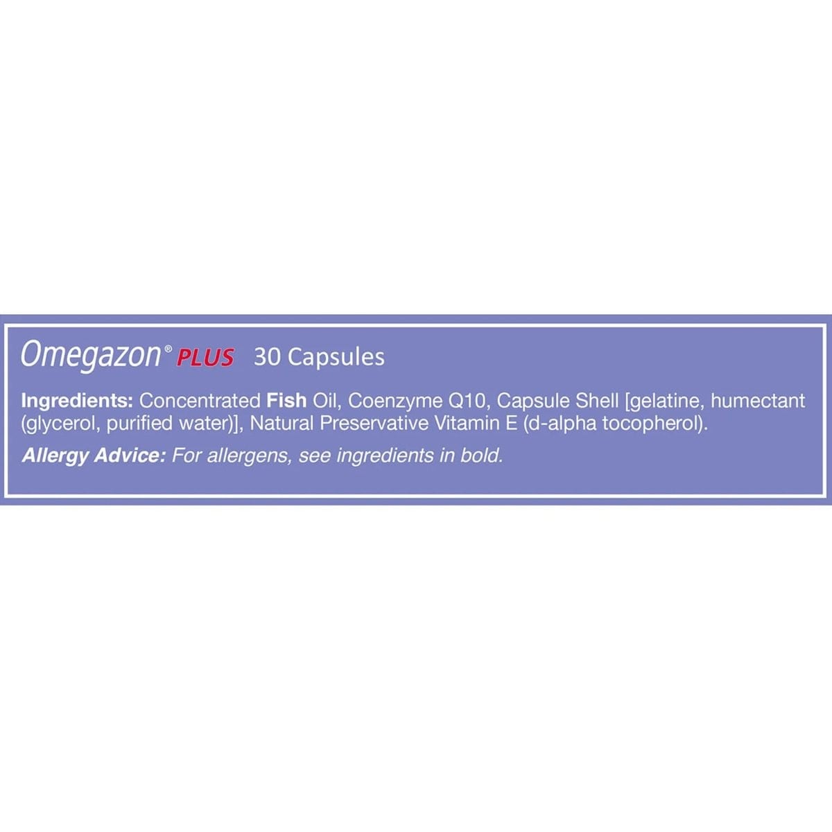 HEALTH AID - OMEGAZON Plus (Omega 3 & Co Q10) - 30caps