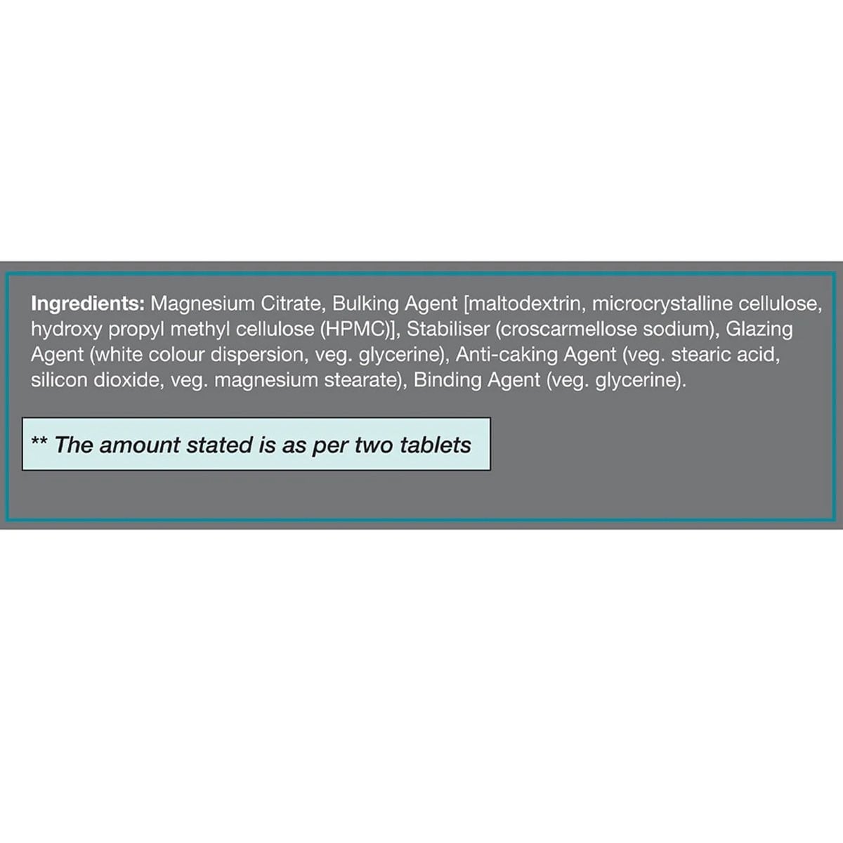 HEALTH AID - MagCitra 1900mg - 60tabs