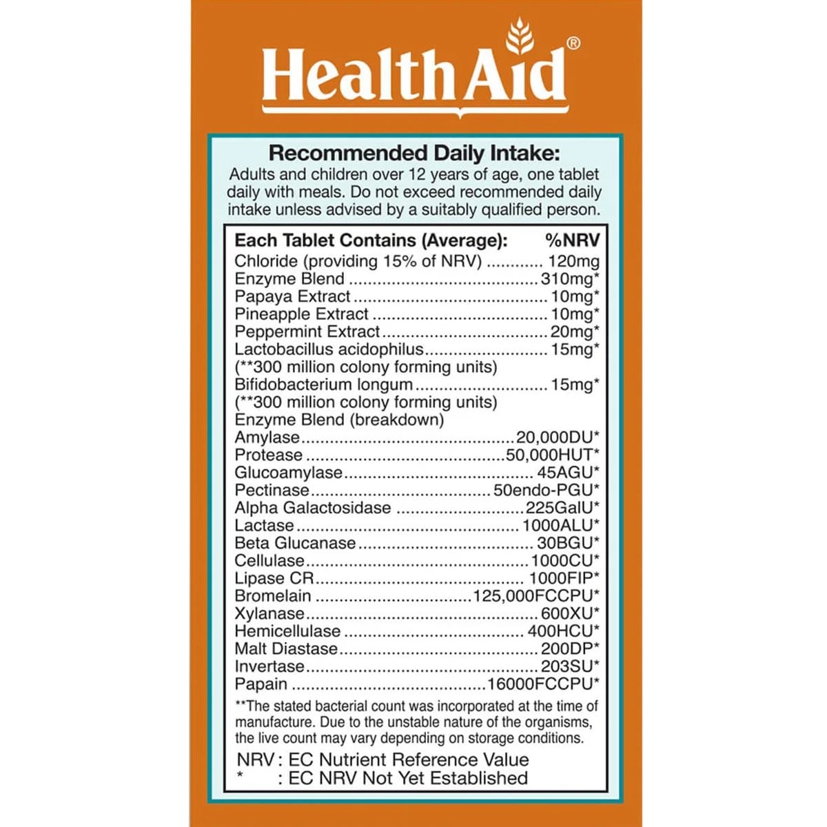 HEALTH AID - Digeston Plus - 30tabs
