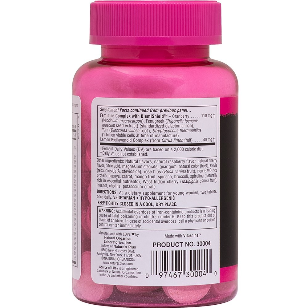 NATURE'S PLUS - SOURCE OF LIFE Power Teen for Her - 60chew. tabs
