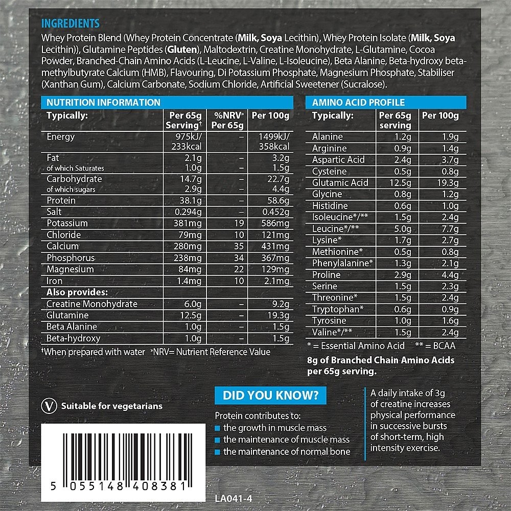 LAMBERTS - ALL IN ONE Performance Powder (Chocolate) - 1450gr