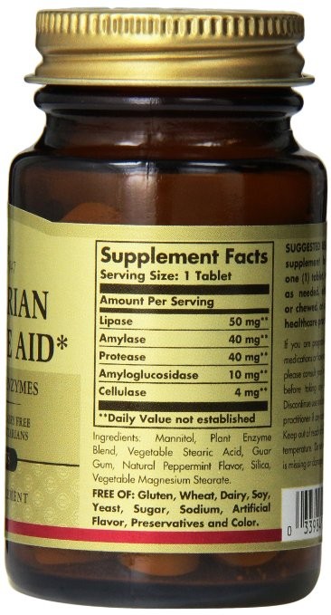 SOLGAR - Vegan Digestive Enzymes - 50tabs