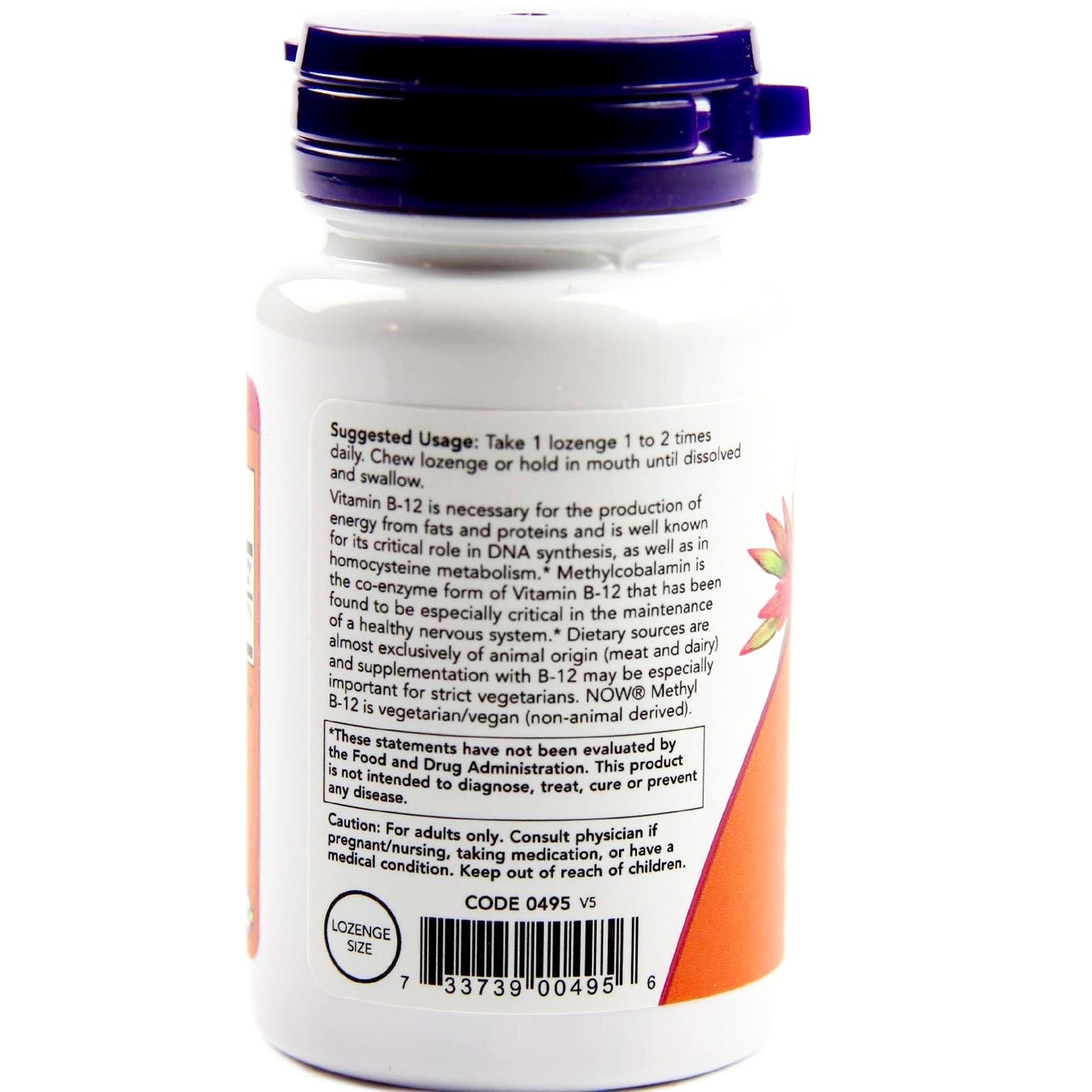 NOW - Methyl B-12 1000mcg - 100lozenges