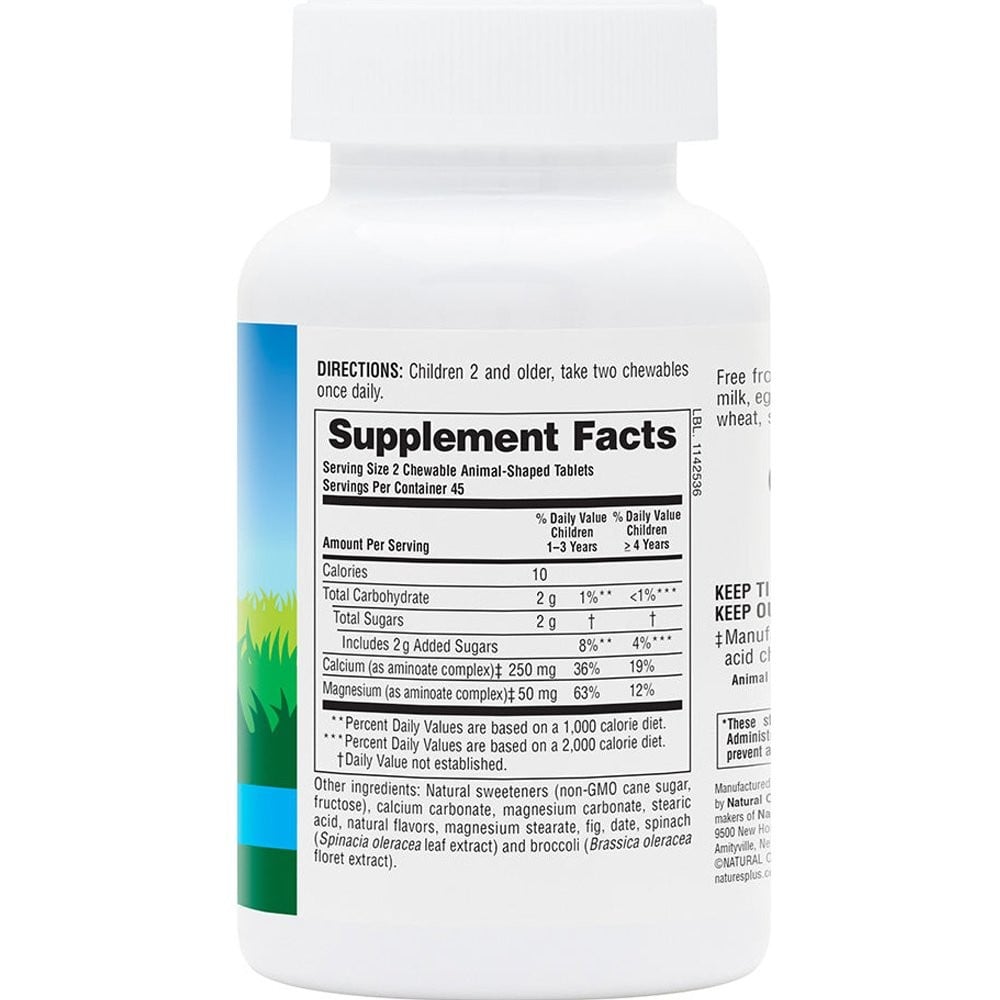 NATURES PLUS - SOURCE OF LIFE ANIMAL PARADE Calcium - 90chew.tabs