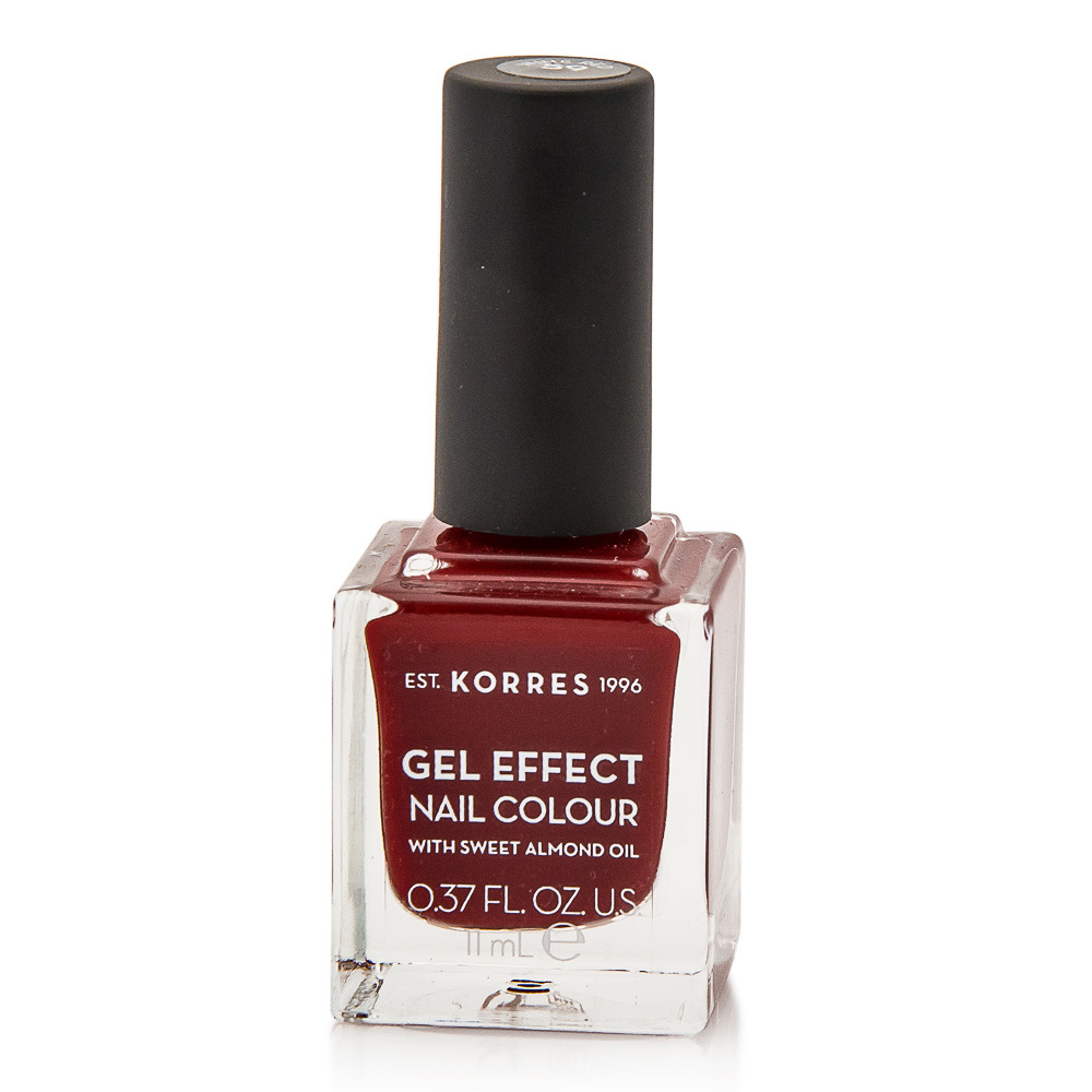 KORRES - GEL EFFECT Nail Colour Νο59 Wine Red - 11ml