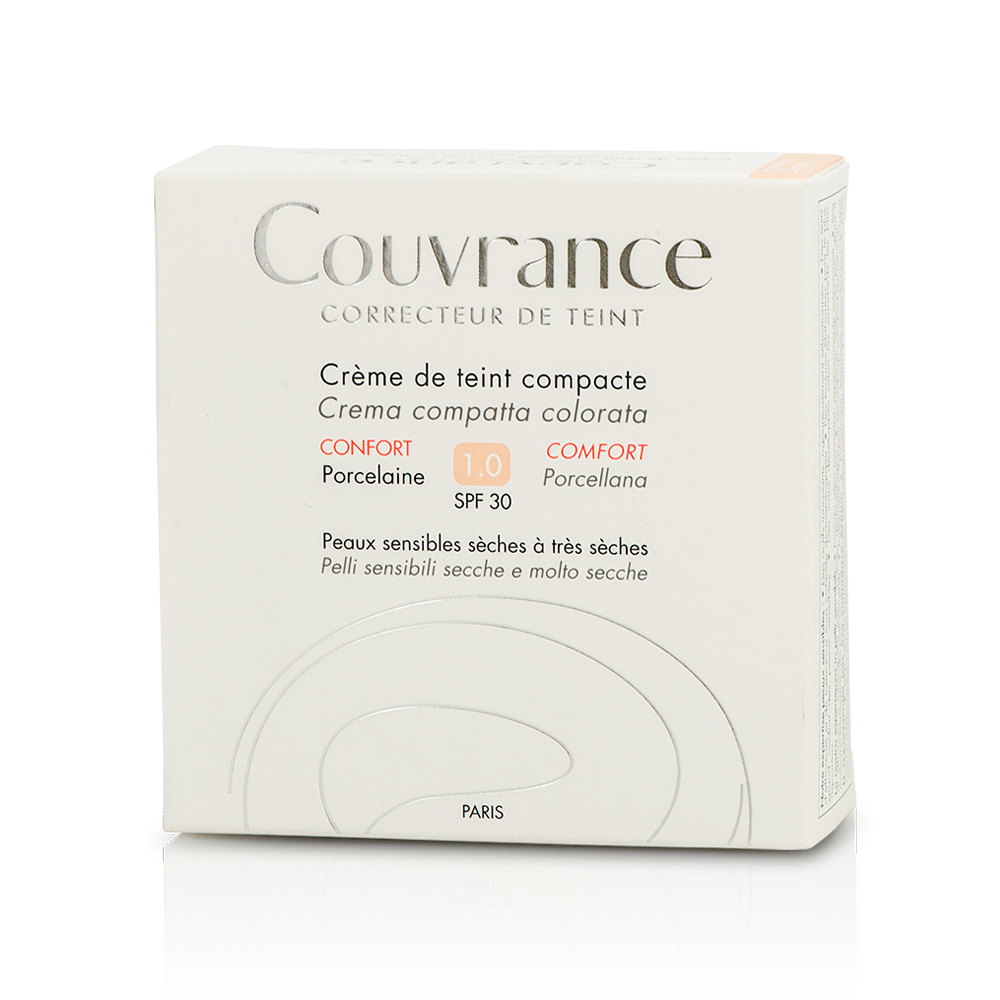 AVENE - COUVRANCE CONFORT Creme de Teint Compacte SPF30 Porcelaine (1.0) - 10gr