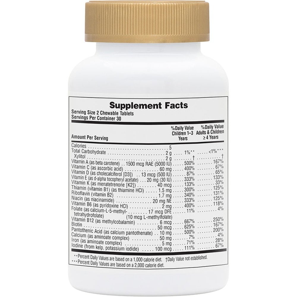 NATURES PLUS - SOURCE OF LIFE ANIMAL PARADE GOLD Multi Vitamin & Mineral (cherry) - 60chew.tabs