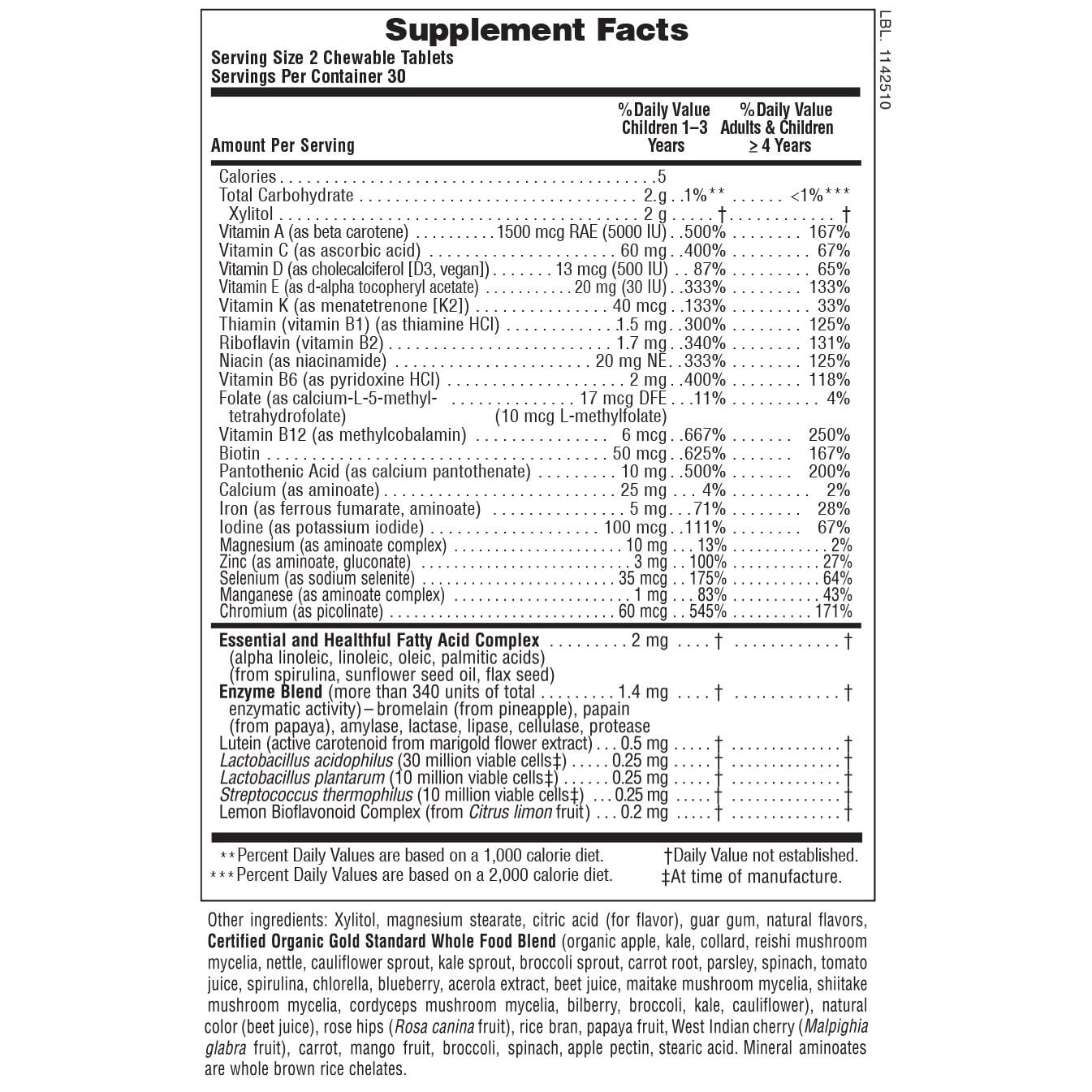 NATURES PLUS - SOURCE OF LIFE ANIMAL PARADE GOLD Multi Vitamin & Mineral (cherry) - 60chew.tabs