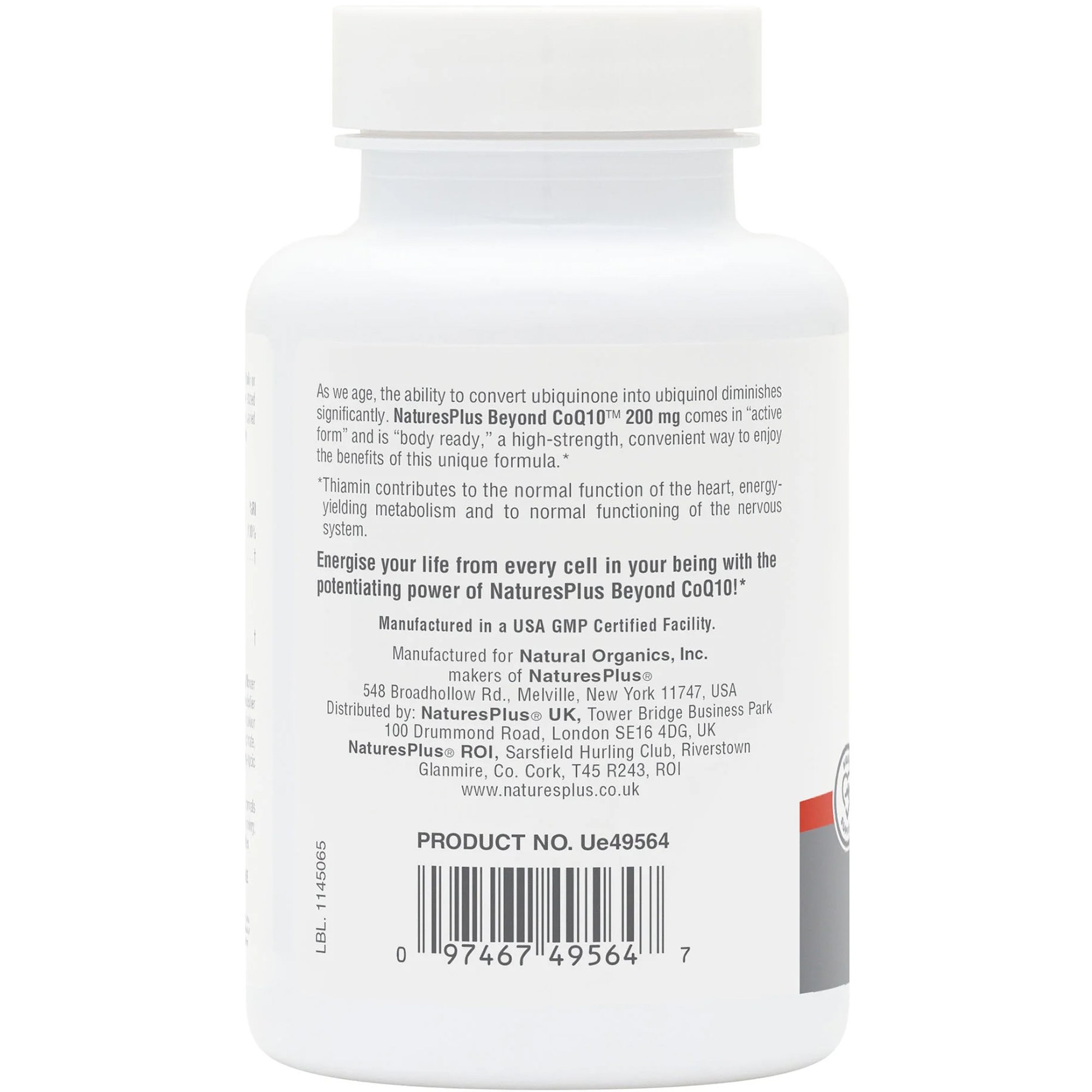 NATURES PLUS - BEYOND CoQ10 200mg - 30softgels